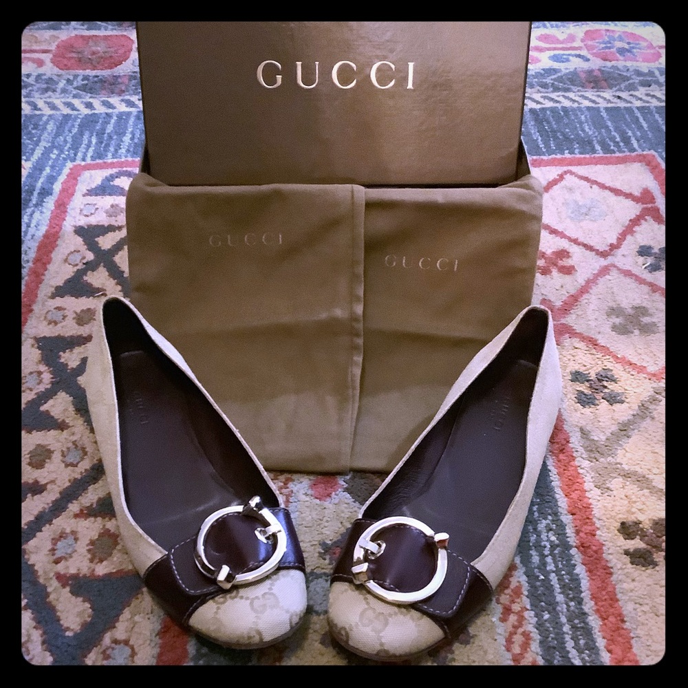 ⚡️Gucci Ballerina Flats⚡️ Sz 8.5
